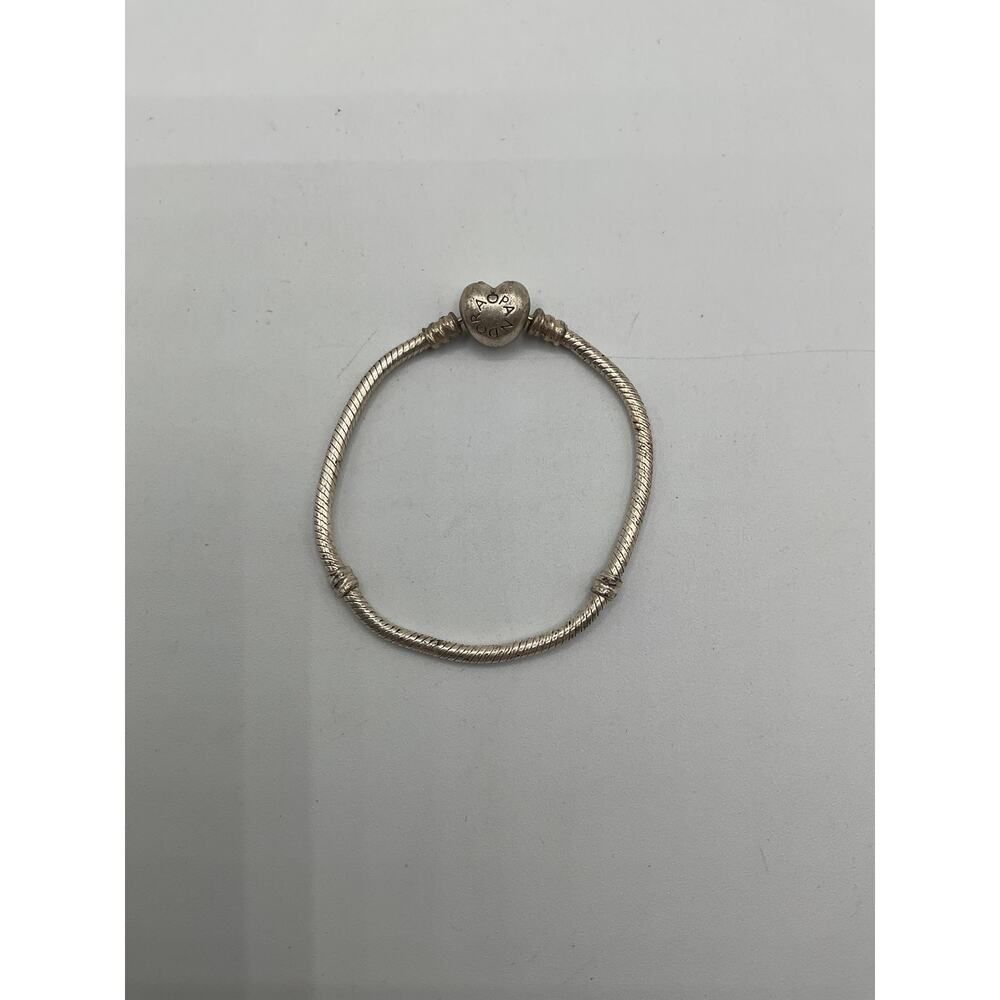 Pandora Charm Bracelet, no charms- about 6 1/4 in - Picture 2 of 4